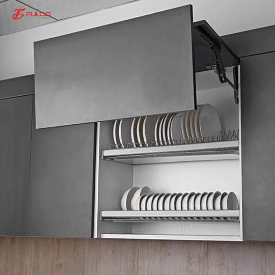 Giá bát đĩa tủ trên Inox oval 304 FC35S